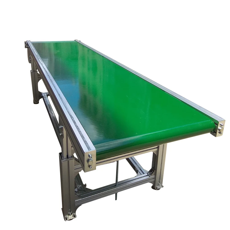 
Light weight ribbed transport high temperature material belt conveyor 