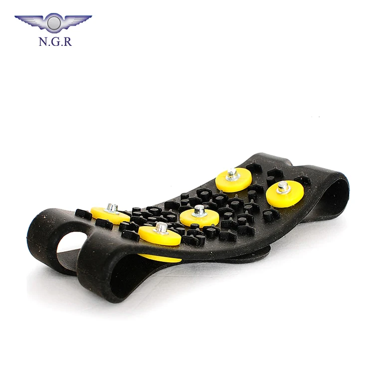 Snow rubber safety shoes children and adult 5 cleats ice grippers