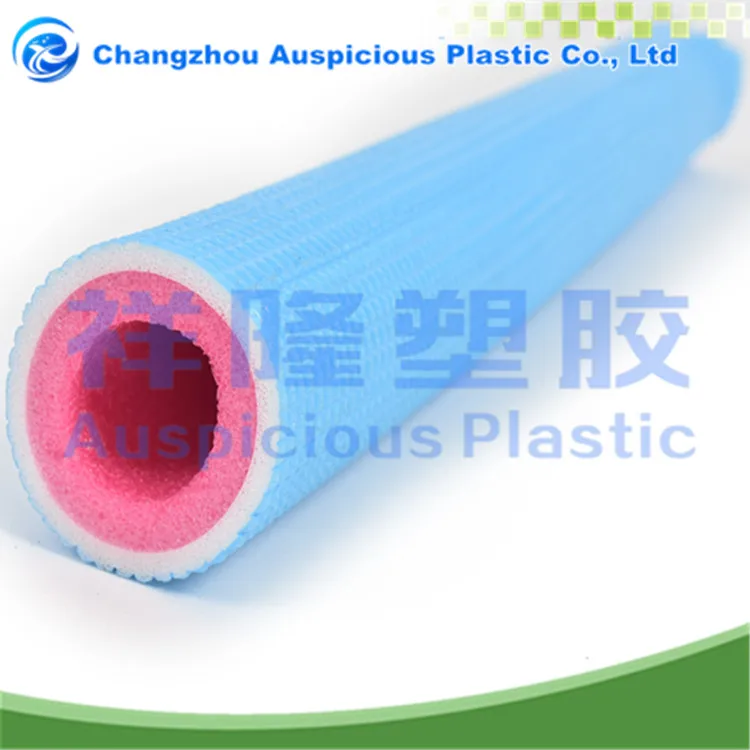 
thermal insulation closed cell color foam tube / foam pipe insulation 