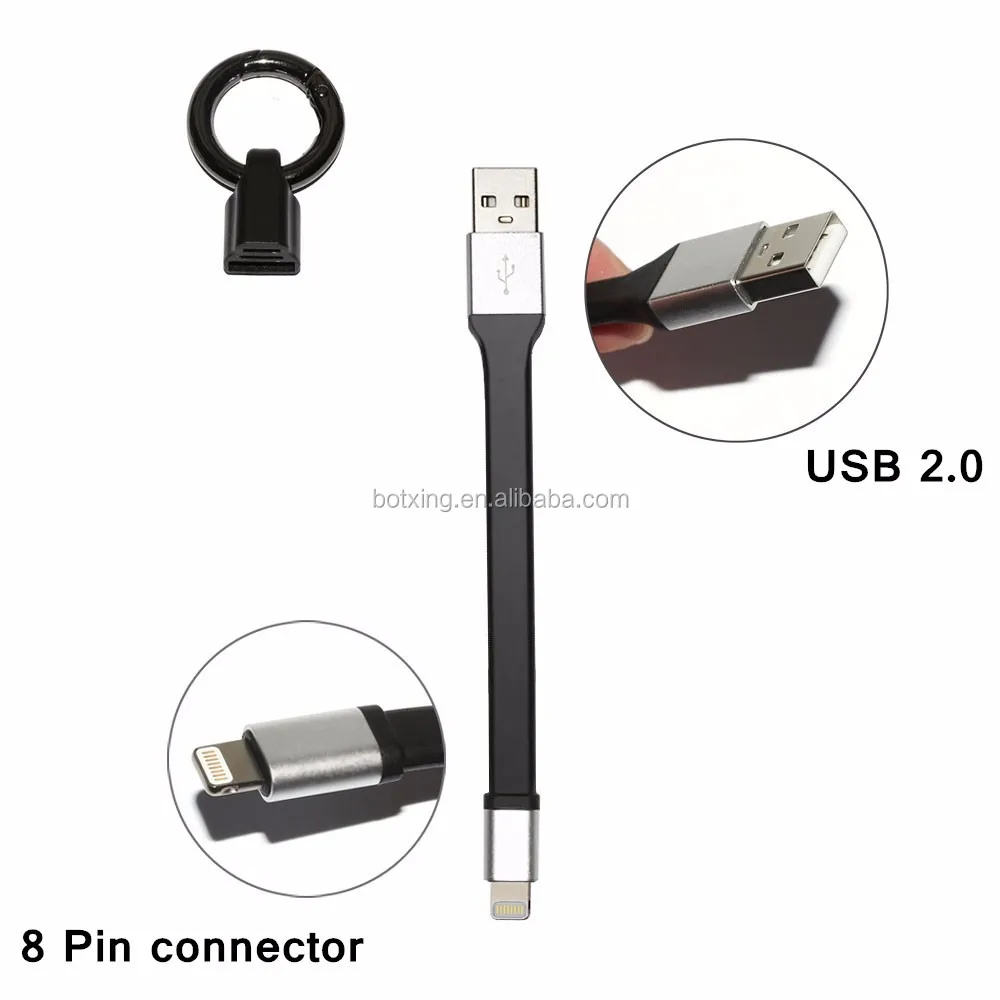 Прямая продажа с фабрики USB брелок 8 pin зарядное устройство кабель для Iphone