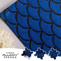 Iridescent Sparkly Scale Mermaid Fabric Hologram Spandex 4 Way Stretchy fish scale fabric for skirt tail swimwear