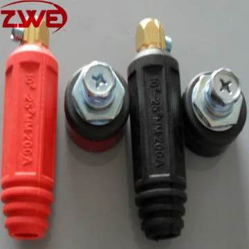 Red and Black Euro Type Welding Cable Socket DKJ10-25ZY