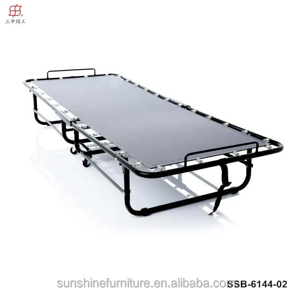 
best selling cheap military ,hospital, hotel extra rollaway folding single bed with large loading quantity 