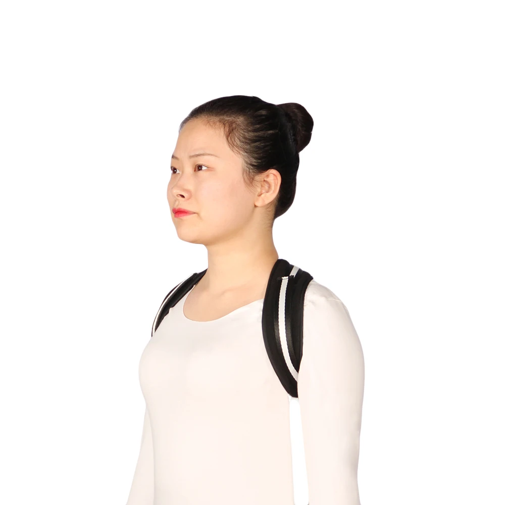 Correct sitting posture avoid hunchback adjustable shoulder clavicle support brace