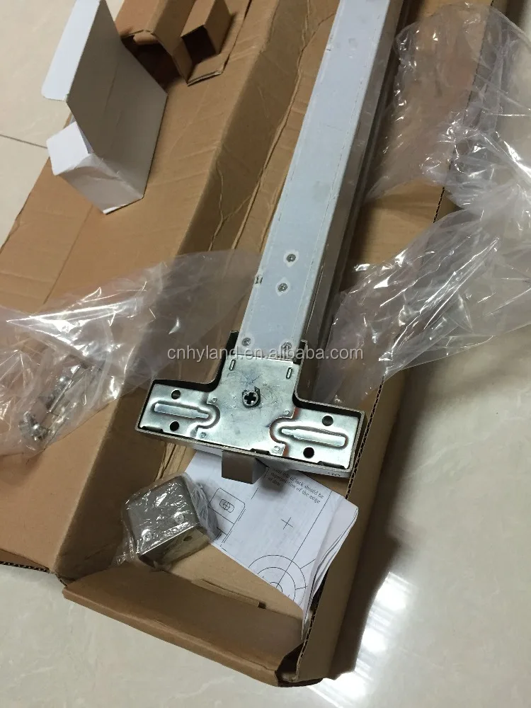 Fire door panic exit device push bar,  Hyland OEM 301 SS Single leaf fire door panic bar, CE Certificate