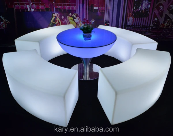 White Wedding Glowing home & garden tables and chairs furniture led