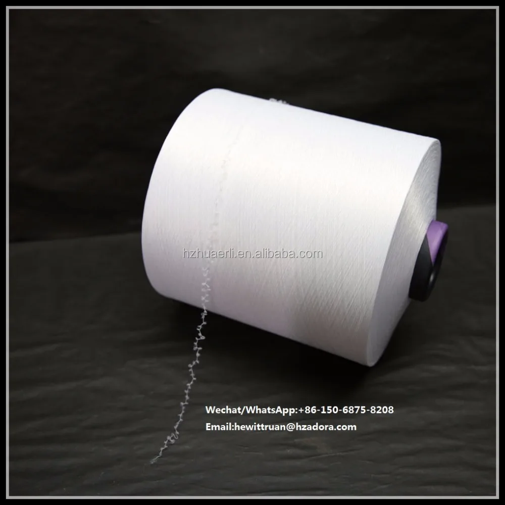 
hot sale polyester covered spandex yarn 40150for socks and jeans 