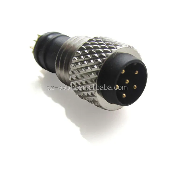 Molding cable connector 6 pole m8 connector 6 pines