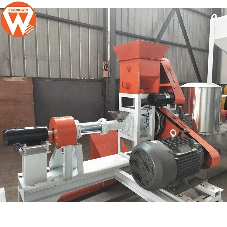 
aquatic feed pellet bulking machine aqua pellet machine construction of simple fish feed extruder 