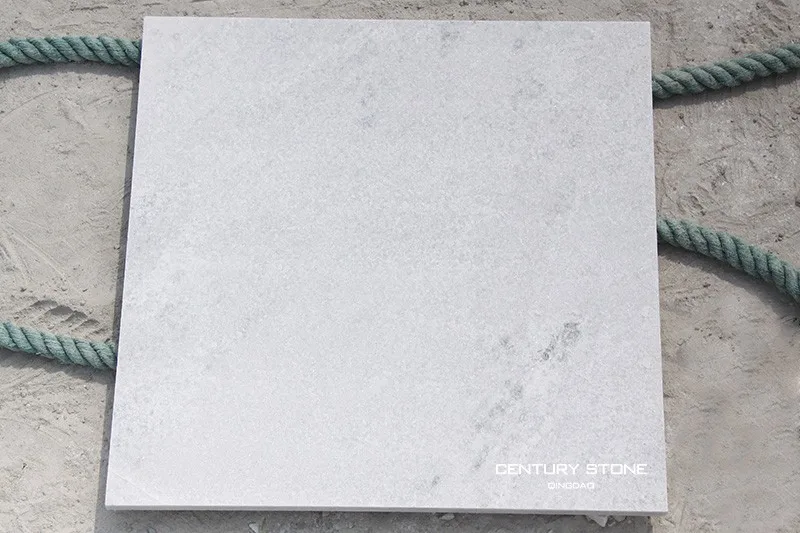 Bianco diamante white Flamed & Cesar blue Polished Brick Marble natural stone Tiles for bathroom tile design