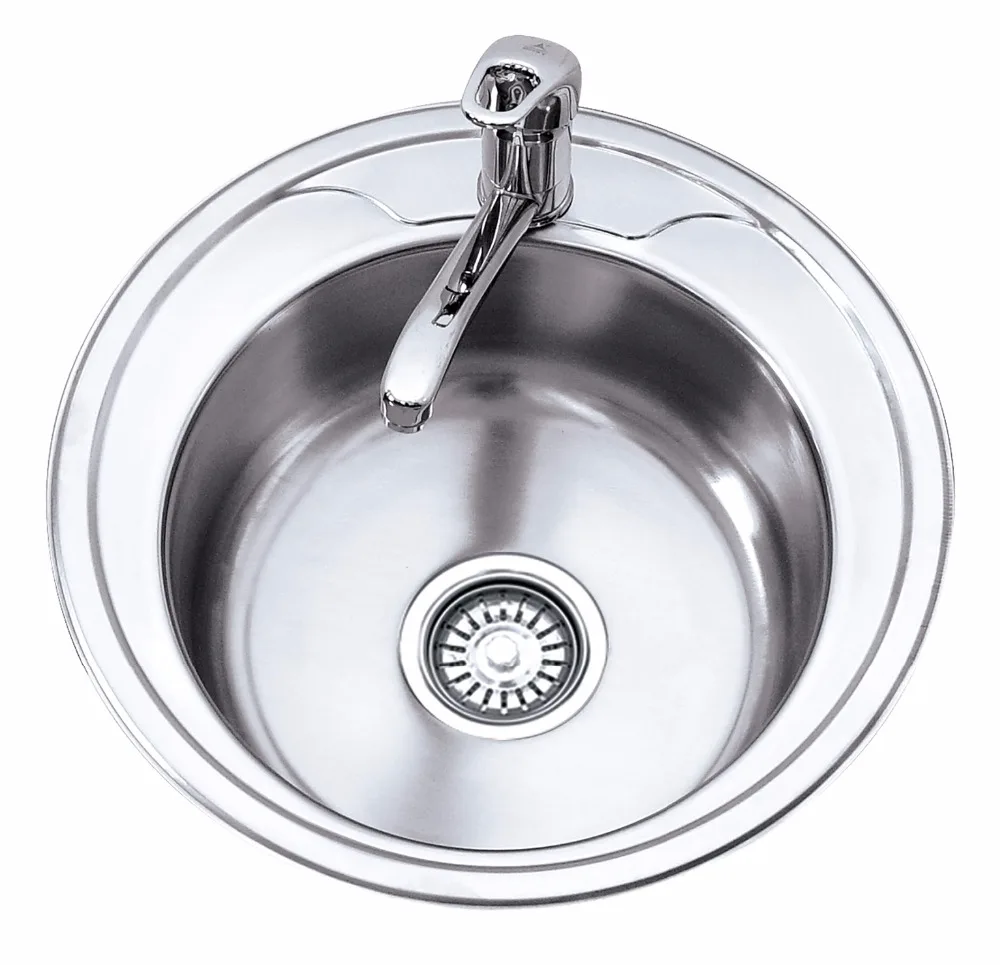 Factory Directly Mini Stainless Steel Single Bowl Round Kitchen Sink