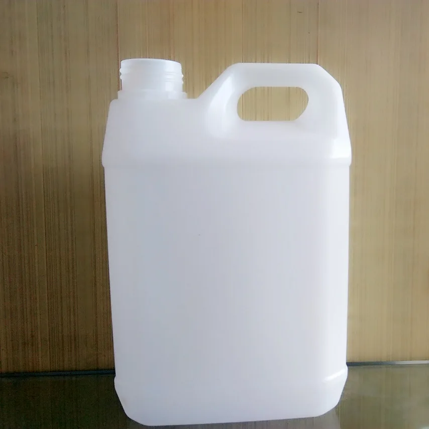 2 litres white colour plastic HDPE container bottle