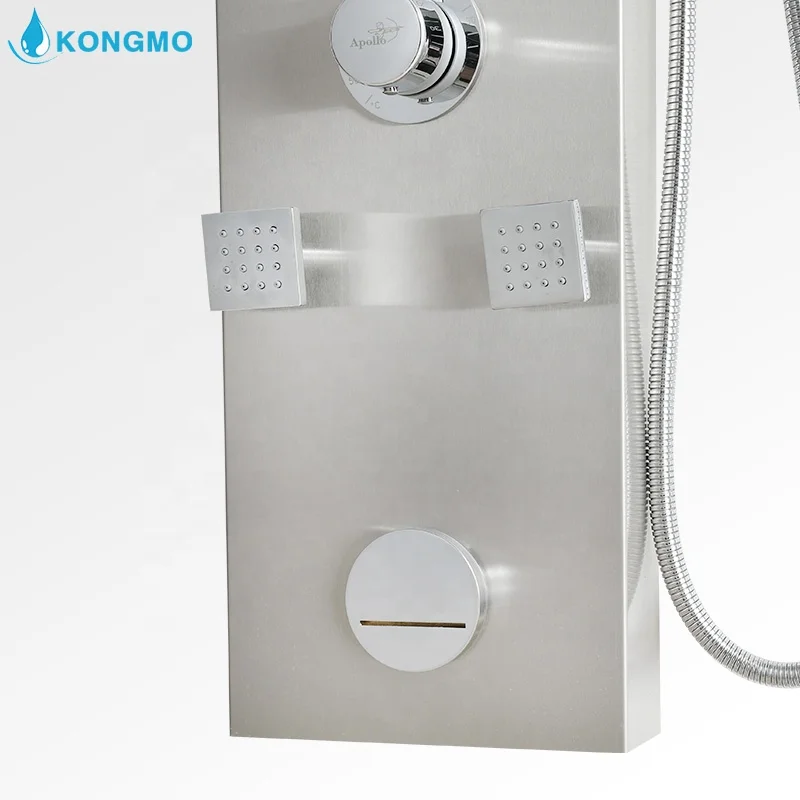  Настенная дождевая душевая панель из нержавеющей стали с режимом водопада