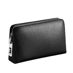 BUBM Leren Tassen Genuine Leather Fingerprint Lock Bag