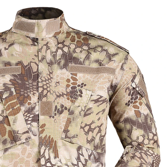 Industry Camouflage Hunting Clothing Breathable Polyester Ripstop Material Printed Technics Made in China