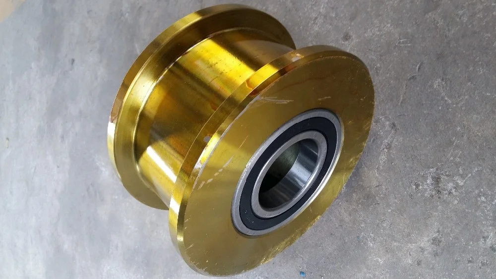 steel forged wheel diameter 200mm for overhead crane traveling rueda puente grua