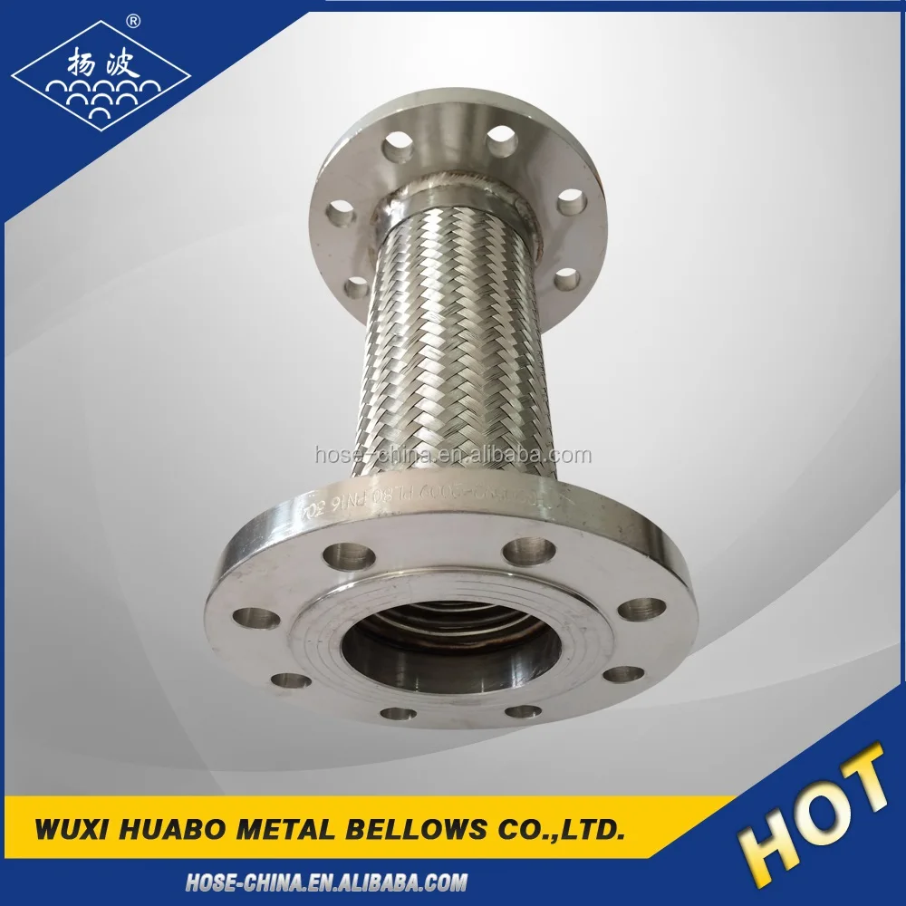 
Supply Yangbo stainless steel corrugated flexible metallic hose 