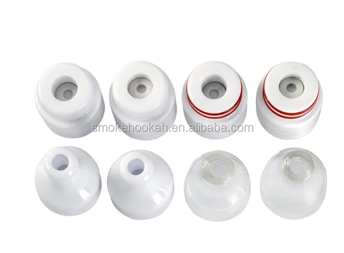 glass ceramic bowl vaporizer 510 ceramic donut atomizer no coil no wick