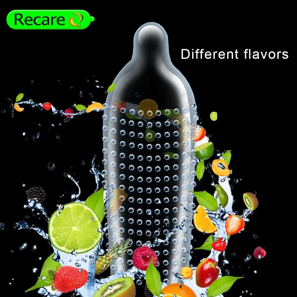 
best quality the most popular flavors dotted condom 