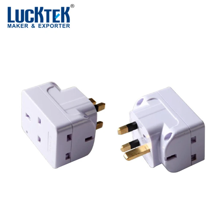 UK Power Extension Adapter 1 to 3