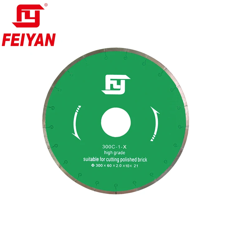 Feiyan A+ Top Grade Fishhook Porcelain Ceramic Cutting Disc Diamond Saw Blade