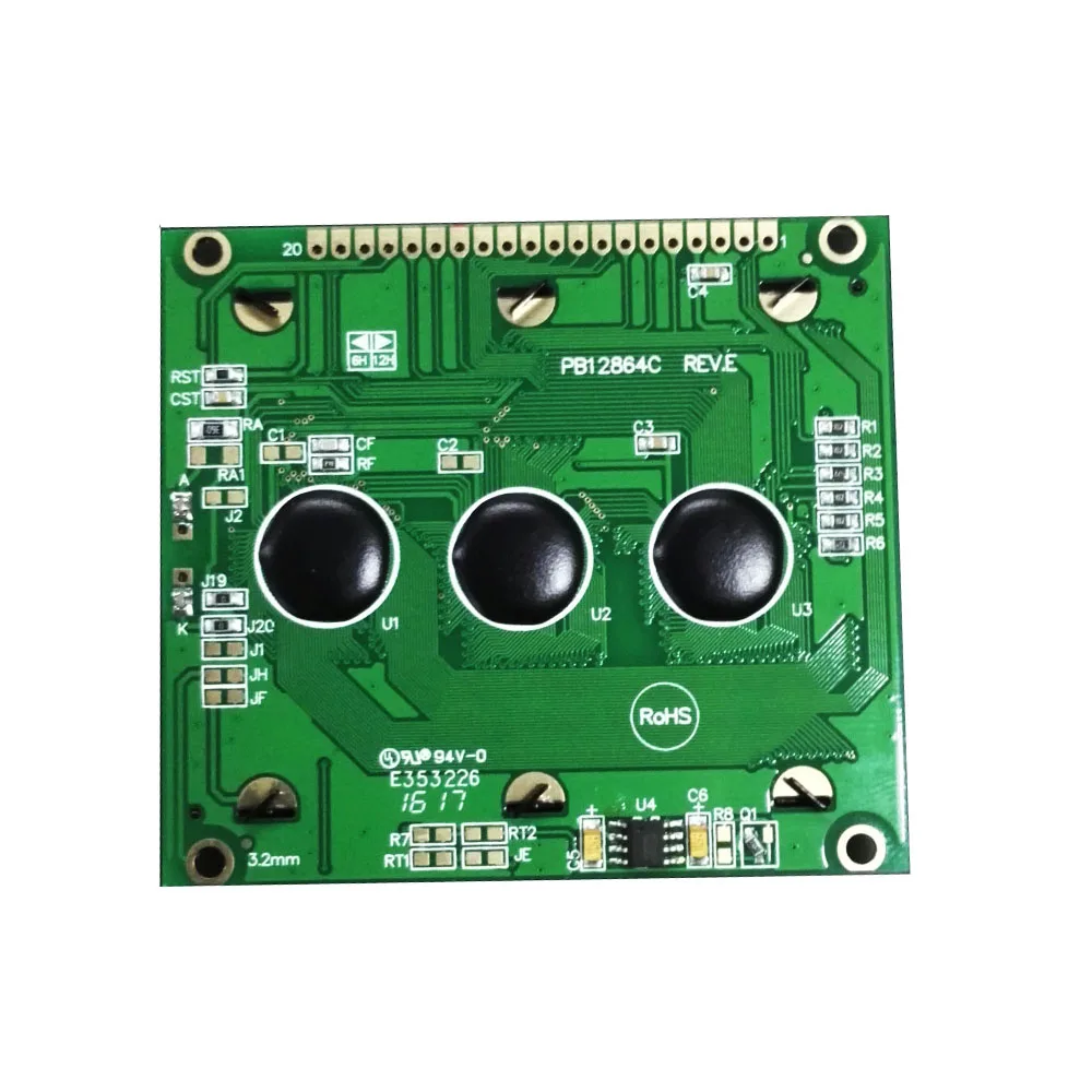 Factory Direct Sales 5v 128x64 dots matrix graphic LCD display module