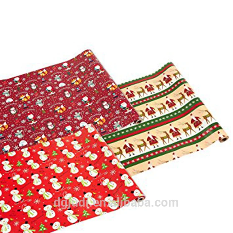 
Assorted Pattern Printing Wrapping Paper for Christmas Gift 