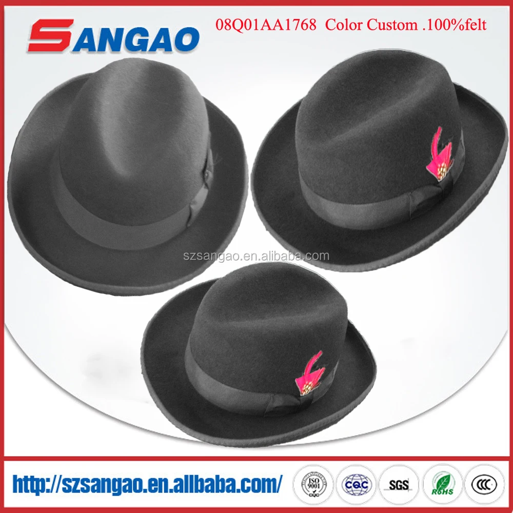 making high quality fashion bobble hat felt for fashion new kid for party