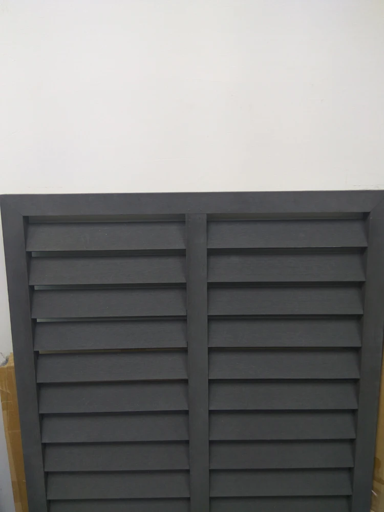 
Wood Plastic Composite Decking China WPC Shutter Louvers for WPC Window Frame 