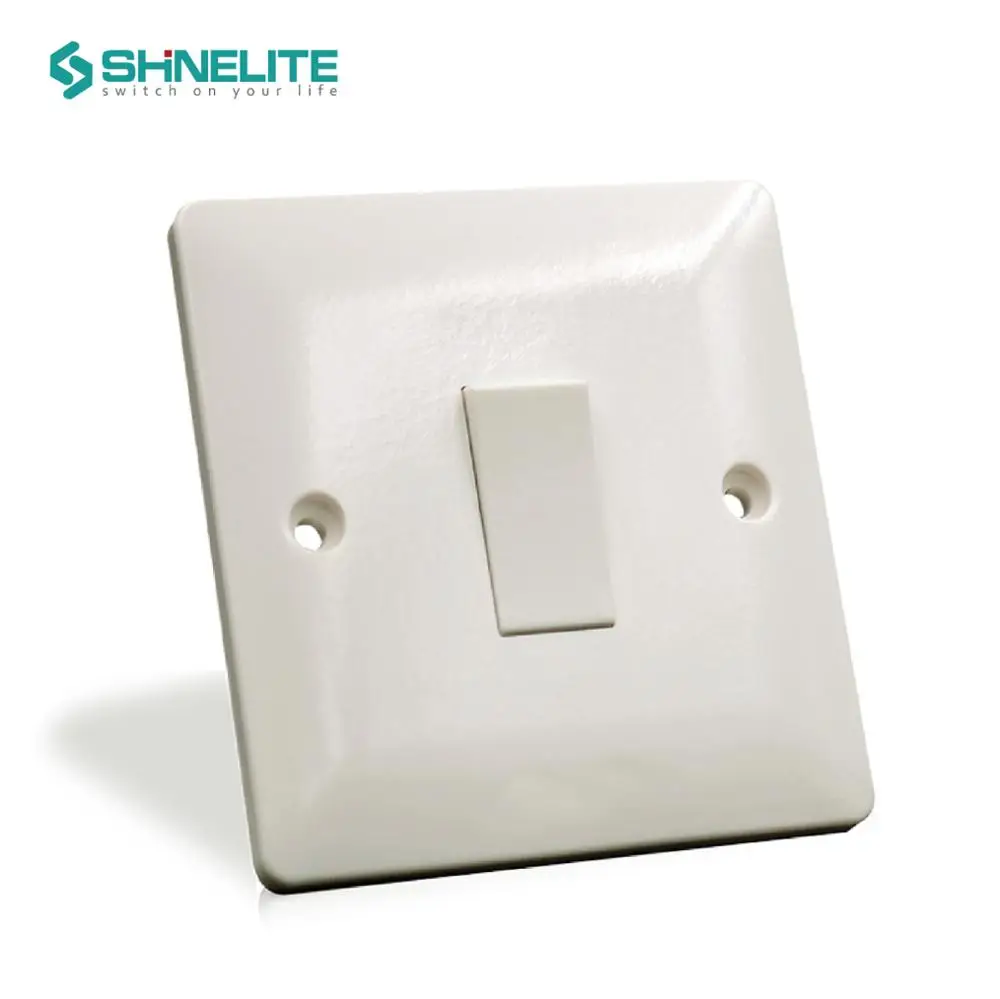 BS 13amp 1 Gang Switched Socket ,Single Pole With Neon