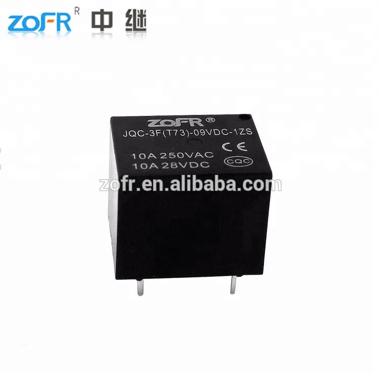 
Yellow color HK relay tube packing JQC-3FF PCB 12V T73 relay 