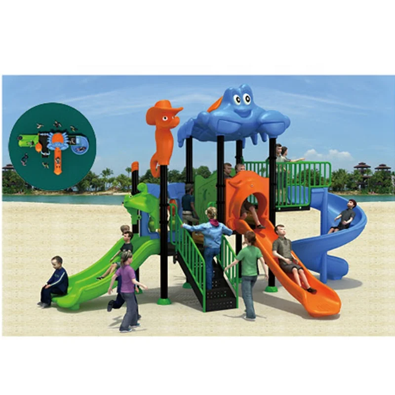 Небольшой слайд площадка детского сада на открытом воздухе TX-075B образования