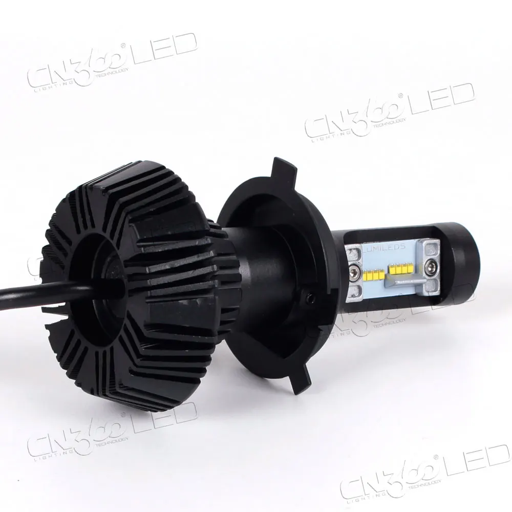 Гуанчжоу производит изменение 4000lm 25 Вт 6000 К 7 г без вентилятора Тип H4 светодиодные фары автомобиля kit