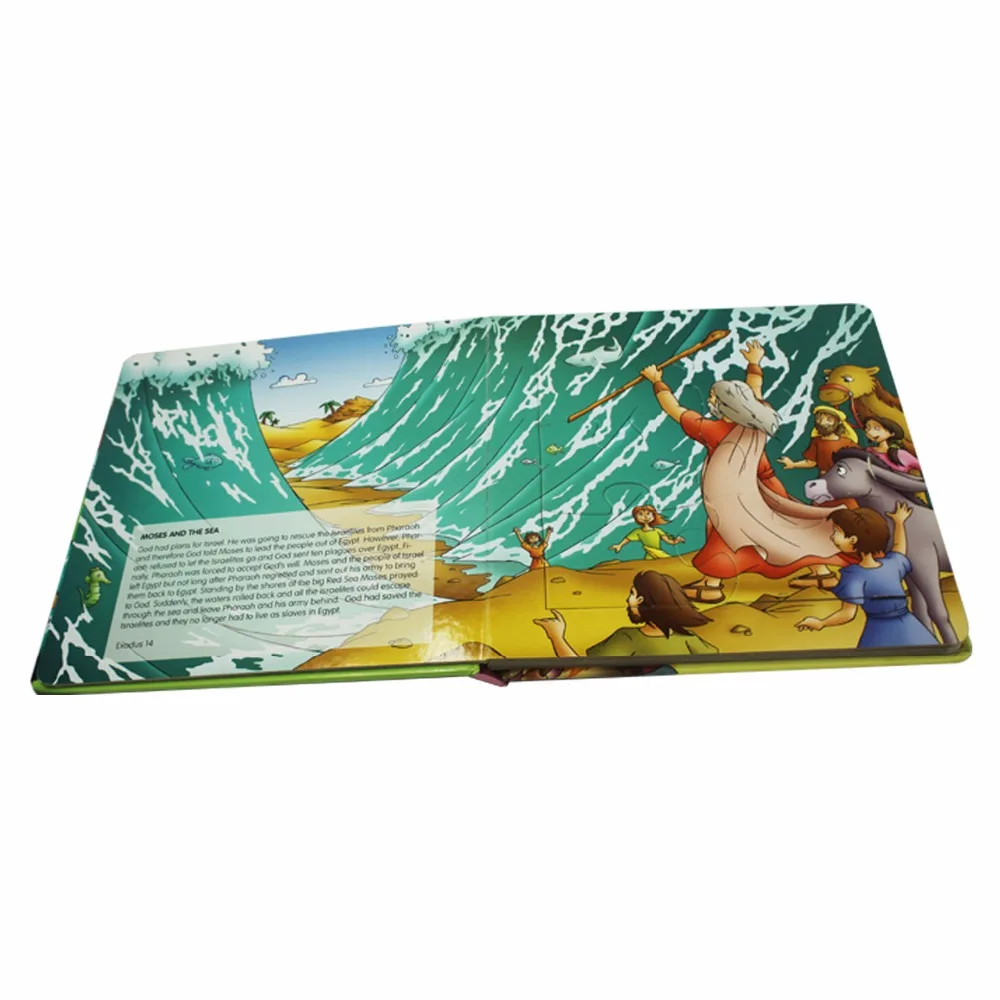 Effect Story Comic Board Books for Kids Offset Printing Children Hardcover Book Paper & Paperboard High Quality Funny 3D 500pcs
