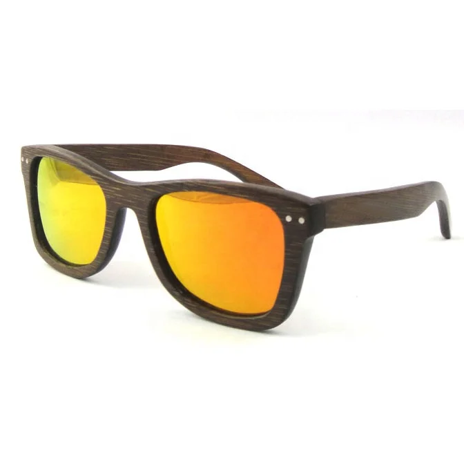High Quality  Handmade pure Bamboo  Polarized lenses  Sunglasses
