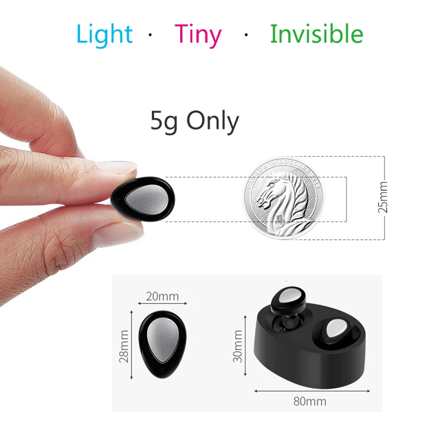 СПЦ K2 BT наушники True беспроводной гарнитура мини стерео CSR 4,2 с зарядки гнездо воспроизведения музыки