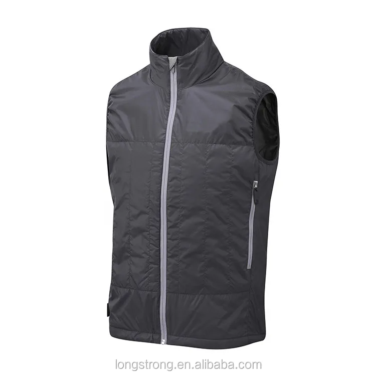 Лучший дешевый складной легкий мужской жилет RYH623 без рукавов с хлопковой подкладкой стильные мужские жилеты с перьями