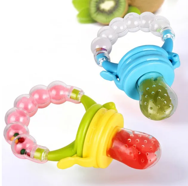 1Pcs Fresh Food Nibbler Baby Pacifiers Feeder Kids Fruit Feeder Nipples Feeding Safe Baby Supplies Nipple Teat Pacifier Bottles