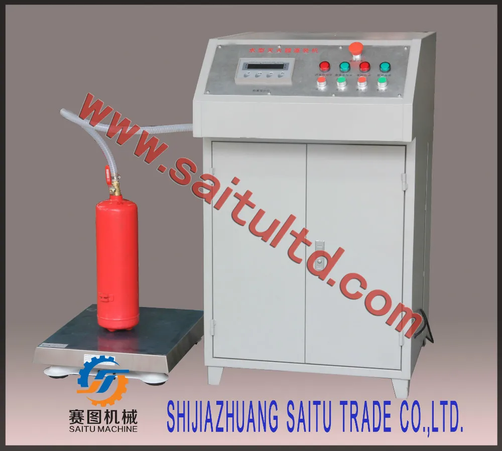 SAITU COMPANY supply fire extinguisher nitrogen filling machine for fire extinguisher service