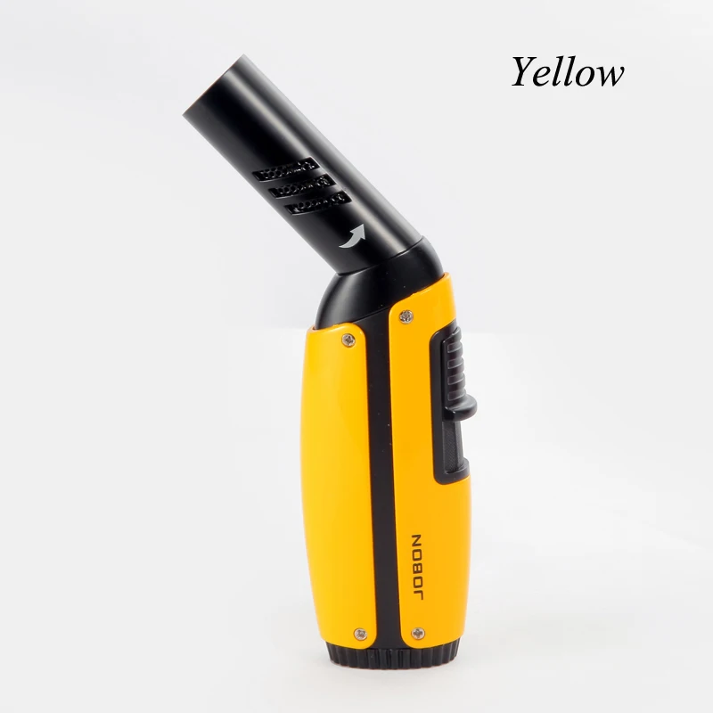 Wholesale mini cigar torch lighter Rotational single flame gas refillable jet lighter