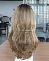 Evermagic Hair Very Popular Top-notch Quality Royal Eurasian 100% Natural Virgin Remy Jewish Kosher Wigs