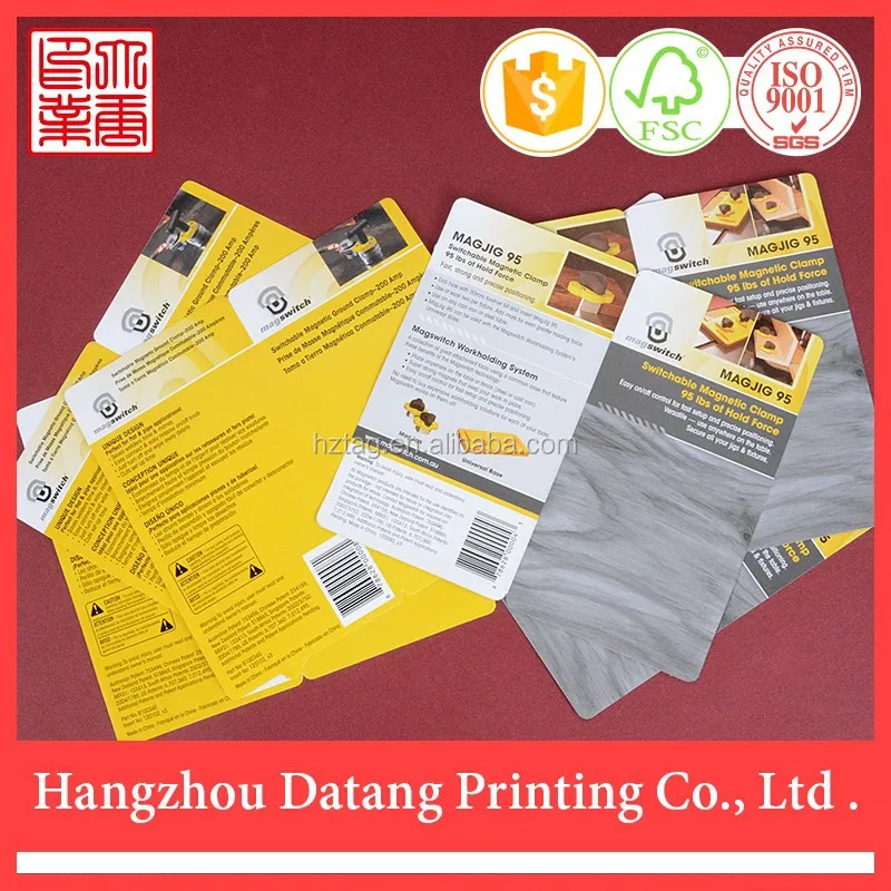 Популярные печать два раза жесткий бумажные карты