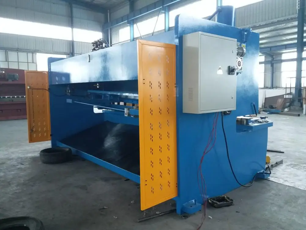 10*3200mm QC11Y Steel Sheet Plate Hydraulic Guillotine Shearing Machine
