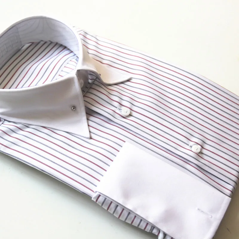 2019 unique pin collar MTM mens shirts