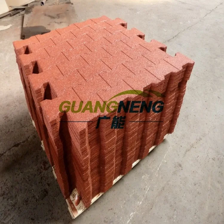 Factory Low price Driveway Granulated Colorful sidewalk interlocking rubber paver tile