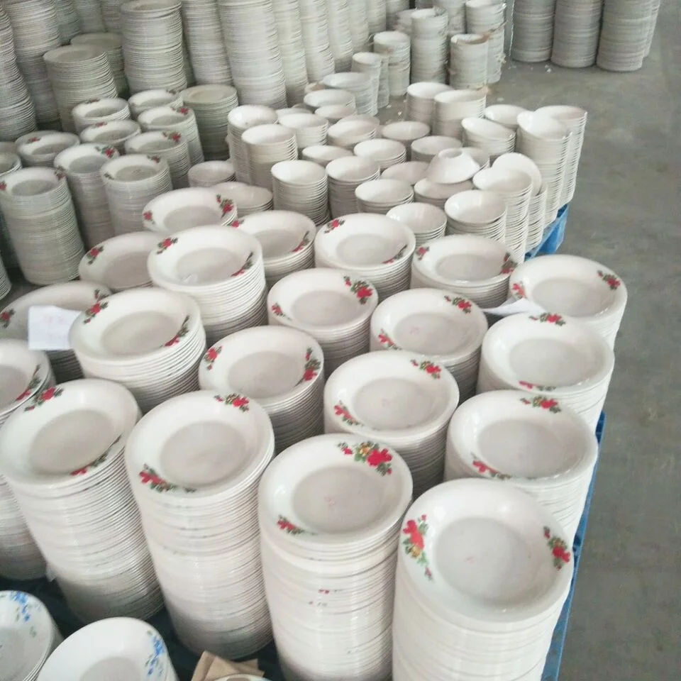 Оптовая продажа дешевые 8 дюймов для супа тарелки керамические пластины в наличии на складе