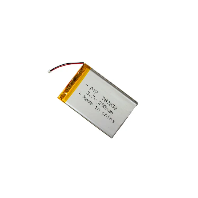 SHENZHEN factory 3.7v 250mah mp3 player battery