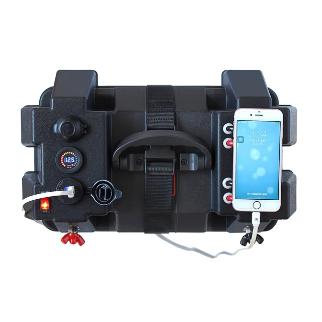 Wholesale 12V 24V 100AH Portable RV Trailer Caravan Solar Charging Battery Box