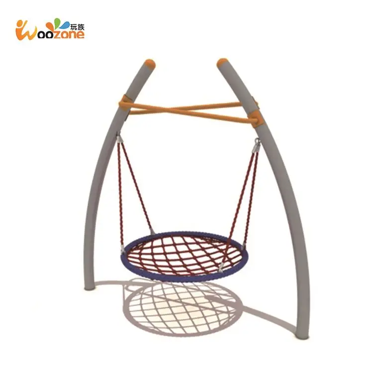 manufacturer kids plastic swing set outdoor garden metal swing bench
