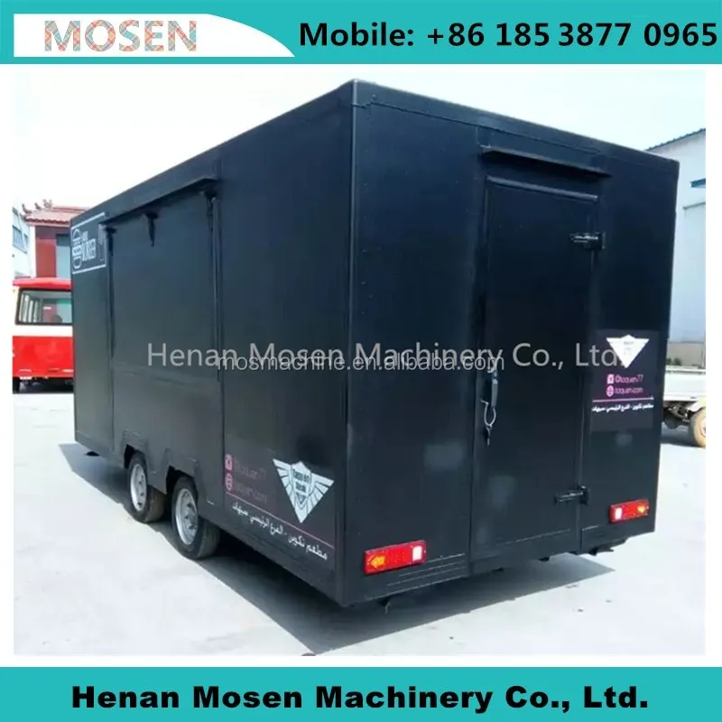 Chinese New Designed Mobile Fast Food Trailer/Food Catering Truck/Burger Vending Kiosk